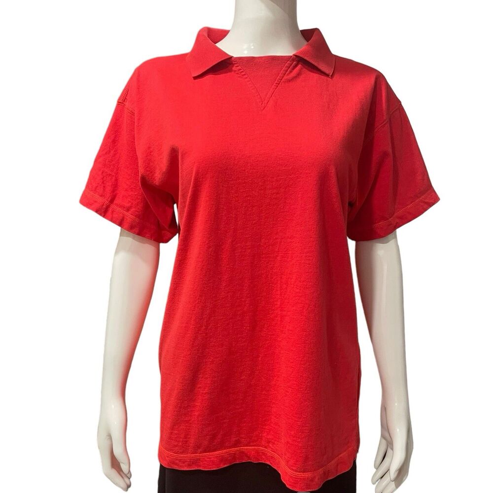 Gene Ewing Bis Bis Women’s Vintage Red Cotton T-shirt Top Size Medium